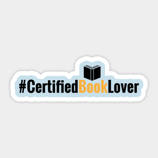 Certified Book Lover Sticker